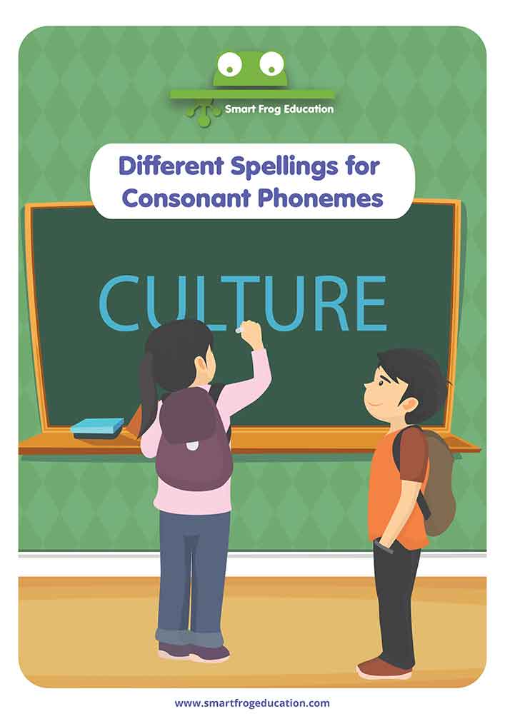 Different Spellings for Consonant Phonemes 