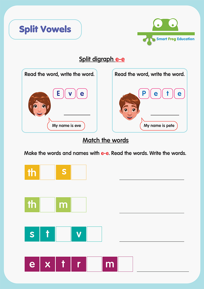 Split Vowels e-e