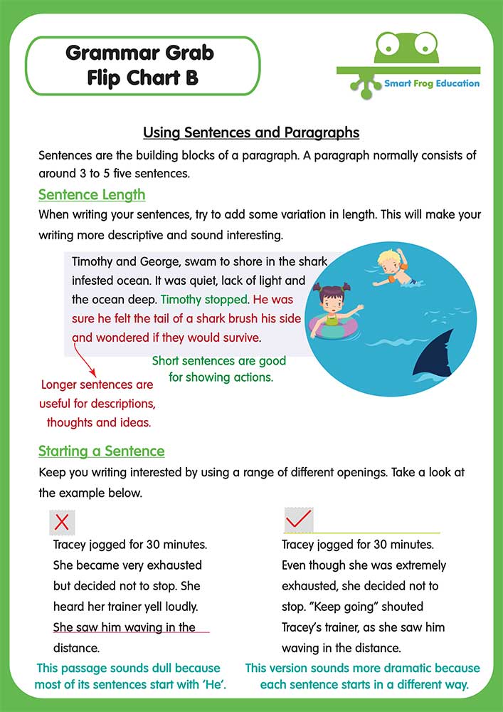 Using Sentences and Paragraphs