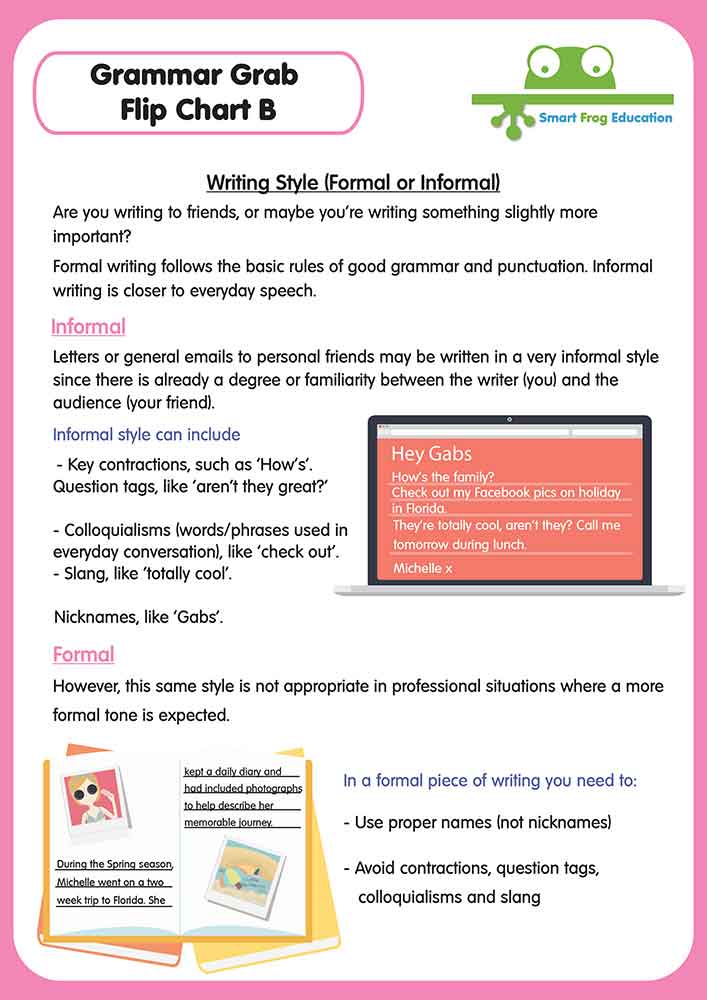 Writing Style - Formal or Informal
