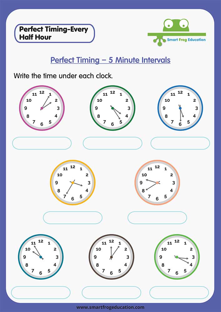 Five Minute Intervals - Time