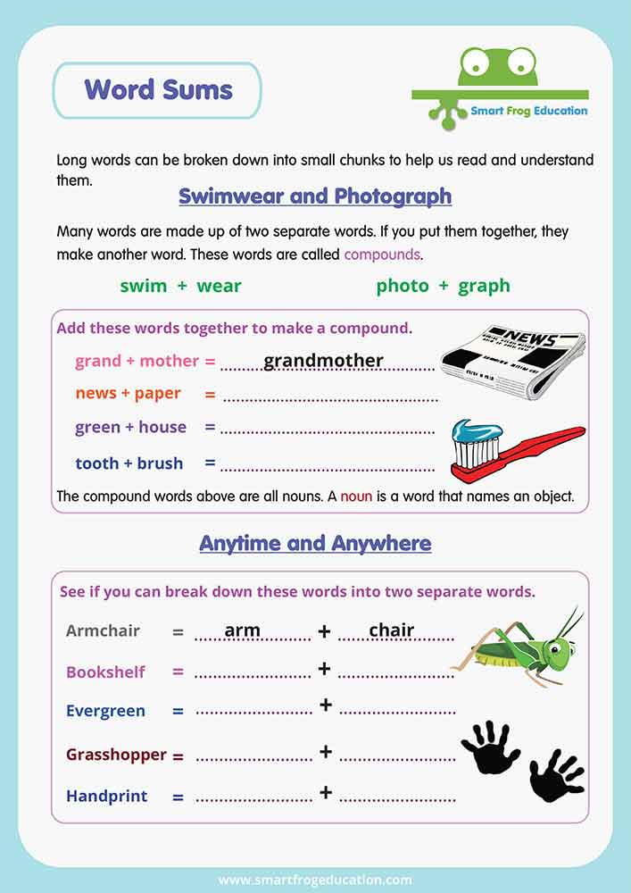 Word Sums Smart Frog word-sums-smart-frog