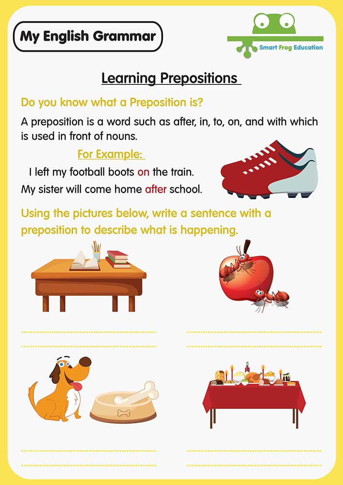 Learning Prepositions