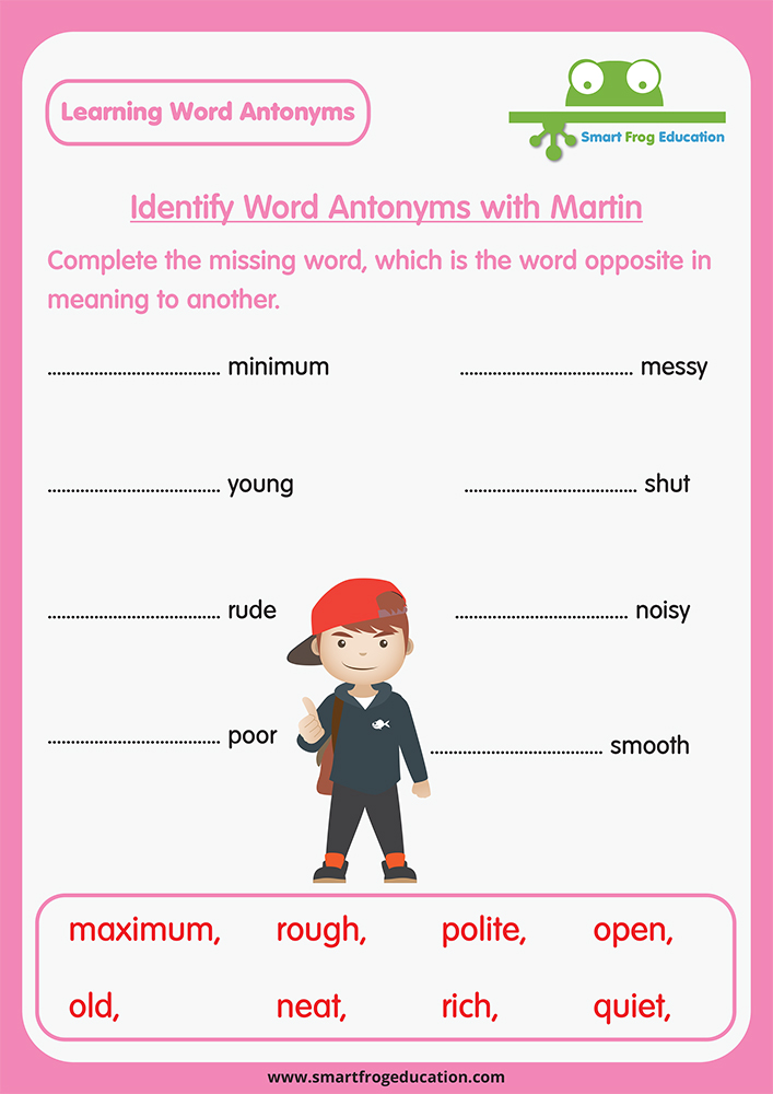 Identify Word Antonyms with Martin