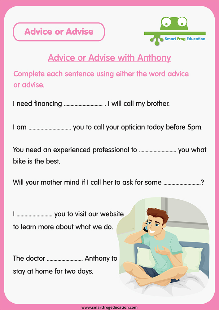 Advice or Advise with Anthony