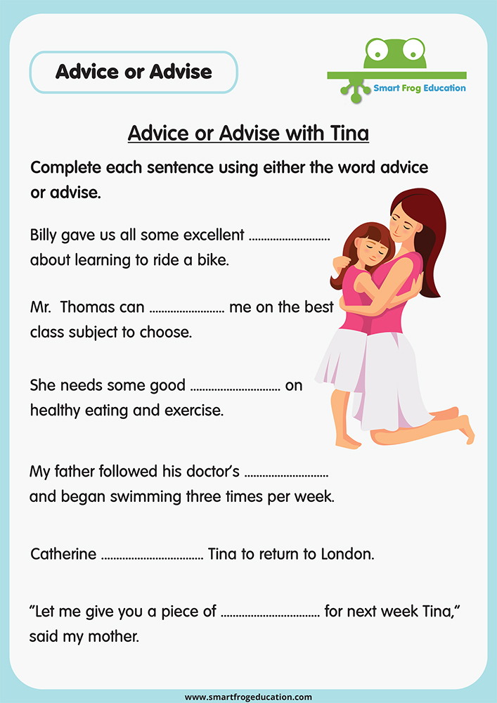 Advice or Advise with Tina