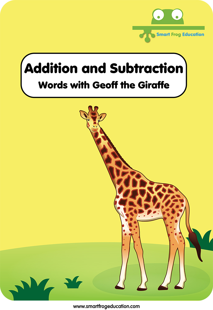 Addition and Subtraction Words  with Geoff the Giraffe 